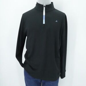 Redvanly Pullover Mens Medium Tuxedo Fallon Quarter Zip Preppy Casual Golf Layer